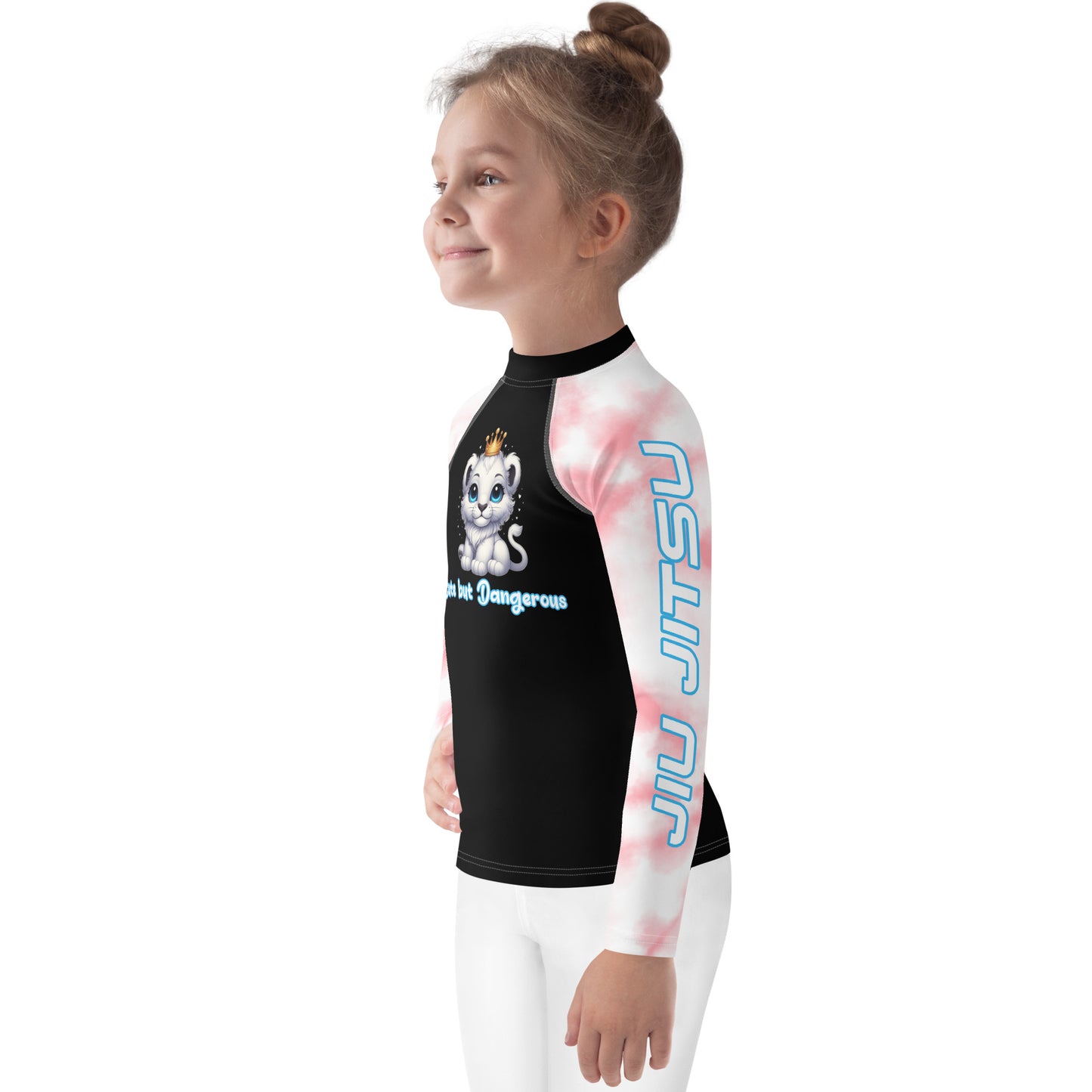 Young ones Cute but Dangerous Rash Guard (3t-7)