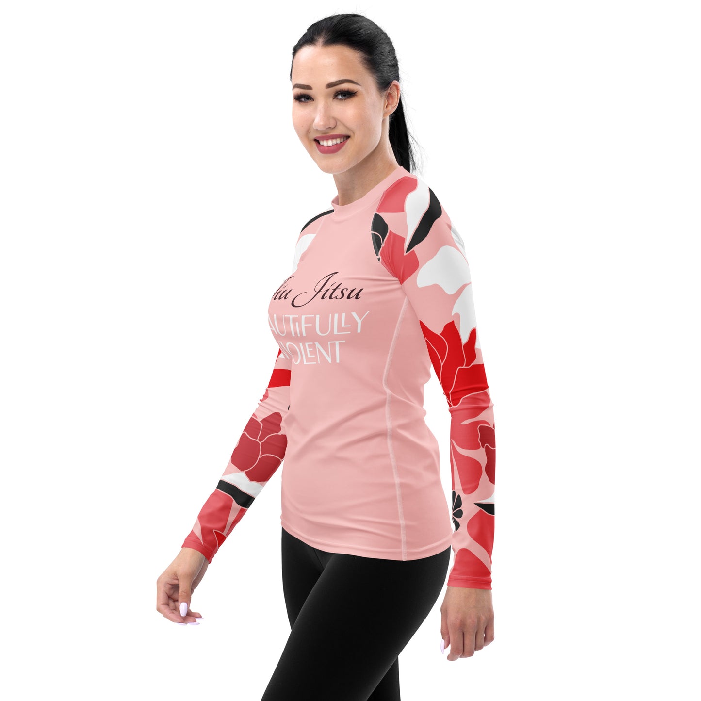 Women's Beautifully Violent Rash Guard