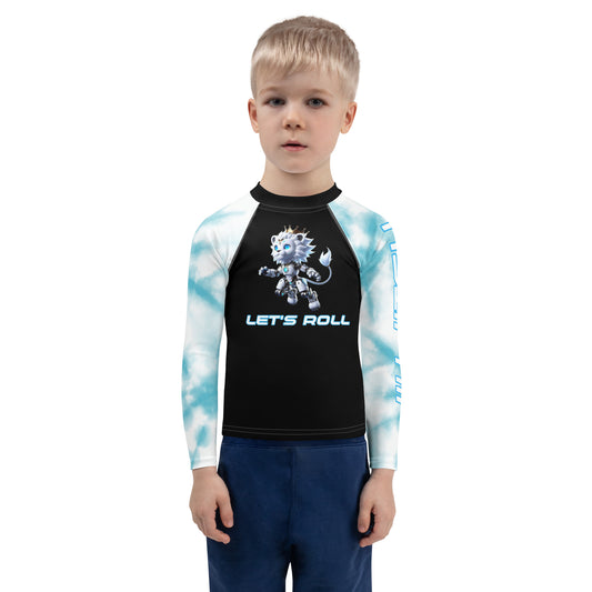 Young ones Let's Roll Rash Guard (3t-7)