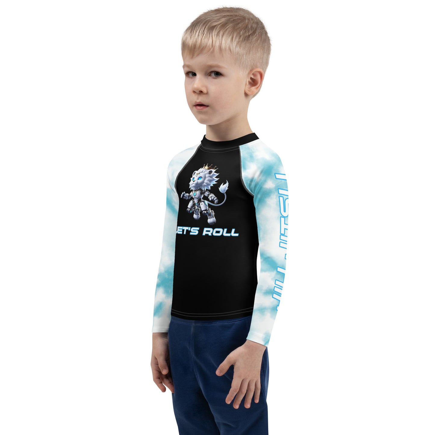 Young ones Let's Roll Rash Guard (3t-7)