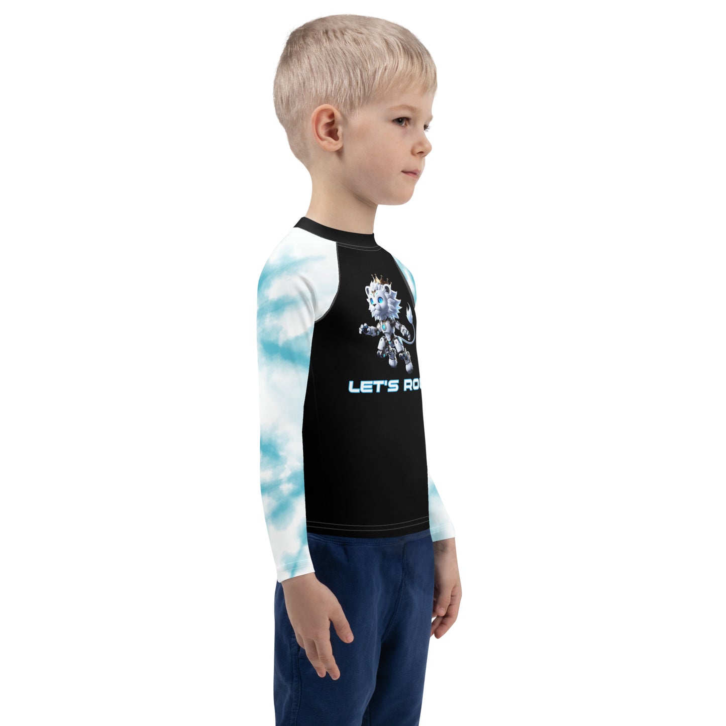 Young ones Let's Roll Rash Guard (3t-7)